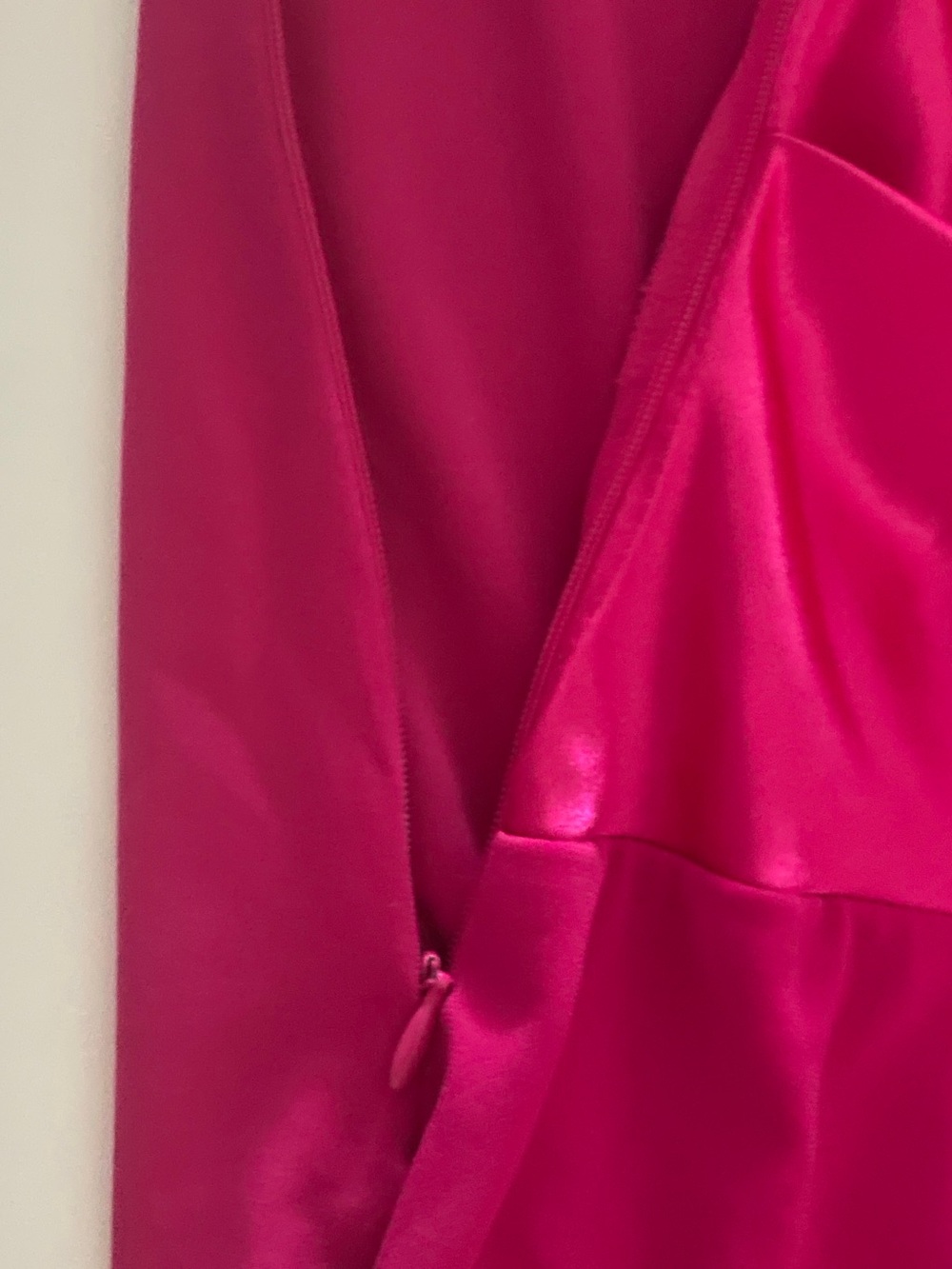 Vintage Mary L Couture Magenta Cutout Back Dress | Size 6 | Made in USA - Picture 5 of 12